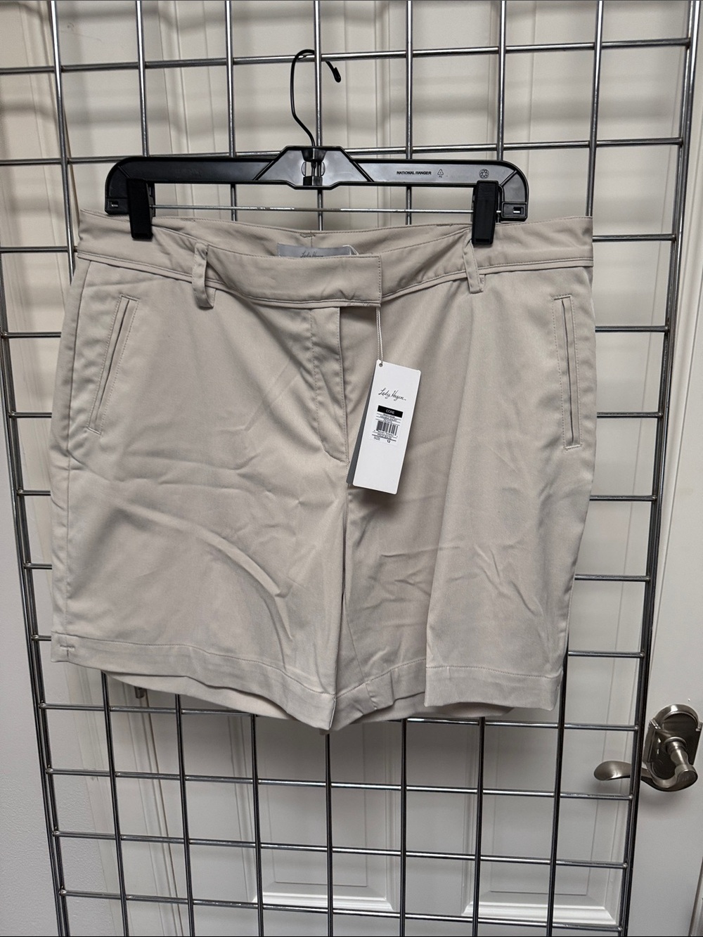 Lady Hagen Cream Tailored Women's Shorts